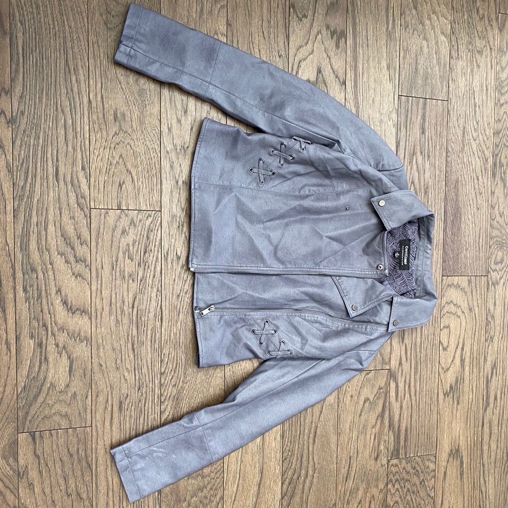 Kids M leather jacket